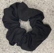 Hair scrunchie in black